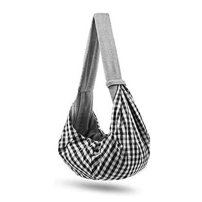 Cosmos Reversible Dog Sling Carrier Dog Purse with Breathable Soft Cotton Suit for Puppy Small Dogs and Cats for Outdoor Travel