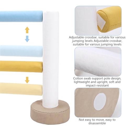 Dog Agility Equipment Set with Obstacles Hurdles Poles Accessories for Backyard or Outdoor Indoor Use