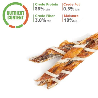 MON2SUN Dog Treats, Triple Flavor Jerky Twist Sticks, 5-7 Inch Chicken Duck and Codfish Sticks Chews for Small Dogs, Healthy Snacks, 10.58 oz (15 Count-Pack of 1) - size: 10.58 Ounce (Pack of 1), style: 5-7 Inch