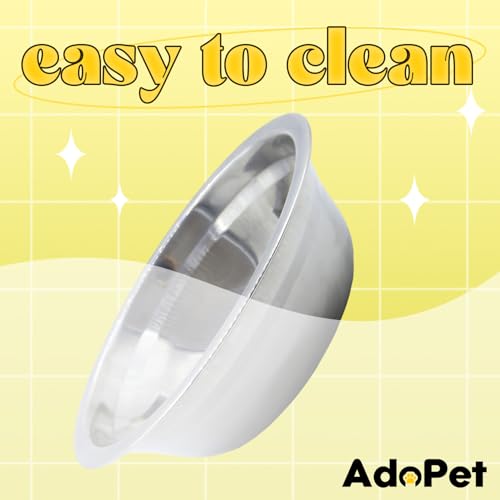 Non-Slip Tilted Double Dog & Cat Bowl with Removable Inserts, Anti-Tip Dual Food and Water Feeder for Small Dogs and Cats, Easy to Clean (Pastel Yellow) - color: Pastel Yellow