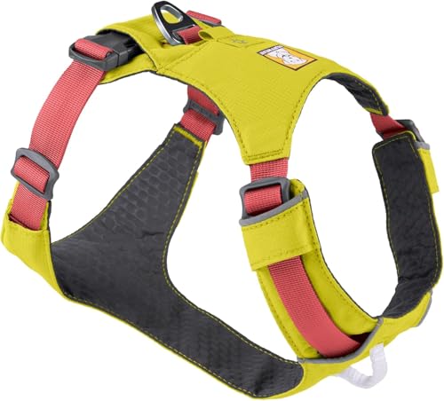 Ruffwear, Hi & Light, Everyday Lightweight Dog Harness, Trail Running, Walking, Hiking, All-Day Wear, Lichen Green, Large/X-Large - color: Lichen Green, size: Large/X-Large