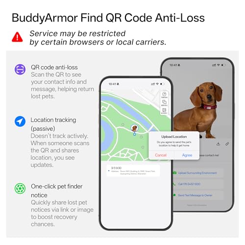 All-Weather Dog Collar Reflective Adjustable Soft Nylon QR Code Anti-Lost Collar Breathable with Quick-Release Buckle Patent Alloy Ring for Small Medium Large Dog (Super Reflect-Earth, M) - color: Super Reflect-Earth, size: M