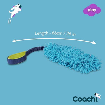 Coachi Tuggi Hide - Interactive Dog Toy for Tug of War & Play. Strong & Comfortable, Stretchy Bungee Handle, Reward Training, Interrupting Biting & Chewing. Ideal for Agility and Suitable for Puppies - style: Tuggi Hide