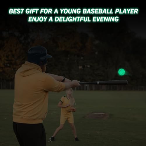 Practice Baseballs for Batting and Throwing Training - color: Glow in The Dark Box of 6