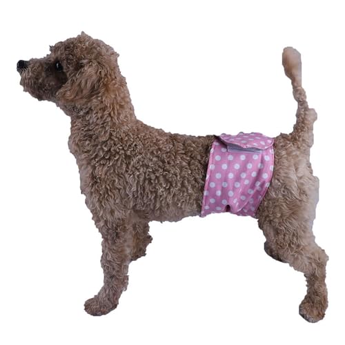Pomya Washable Male Dog Belly Band, Washable Male Dog Belly Wrap, Dog Diapers for Male Dogs, Nappies Wrap for Post Surgery Wound Training, Reusable Soft Belly Bands, Pack of