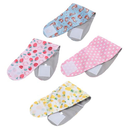 Pomya Washable Male Dog Belly Band, Washable Male Dog Belly Wrap, Dog Diapers for Male Dogs, Nappies Wrap for Post Surgery Wound Training, Reusable Soft Belly Bands, Pack of