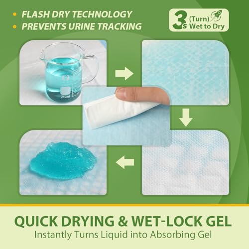 DEEP DEAR Extra Large Dog Pads 28"x34", 30 Count Thicker Puppy Pads XL, Super Absorbent Pee Pads for Dogs, Disposable Incontience Underpads for Doggies, Cats, Rabbits, Pups, Leak-Proof Pet Potty Mats - size: XLarge: 28"x34" - 30 Count