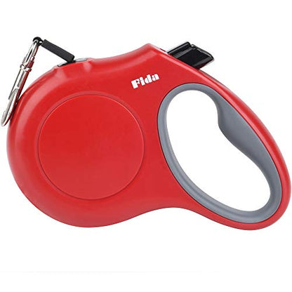 Fida Retractable Dog Leash X-Small Breed, 10ft Durable Pet Walking Leash for Extra Small Dogs/Cats/Small Animals up to 18 lbs, 360° Tangle Free, Red - color: Red, size: X-Small