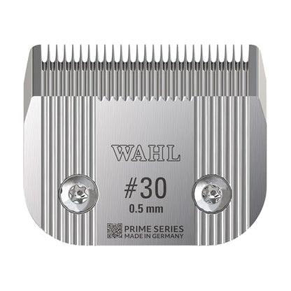 Wahl Pro Animal Prime Series Blades - Professional Fine Tooth Pet Clipper for Horse, Cat & Dog Grooming - Made from High-Carbon Steel - #30, 0.5mm - size: #30