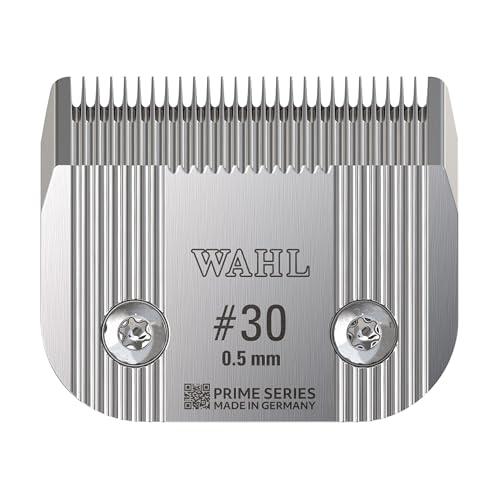 Wahl Pro Animal Prime Series Blades - Professional Fine Tooth Pet Clipper for Horse, Cat & Dog Grooming - Made from High-Carbon Steel - #30, 0.5mm - size: #30