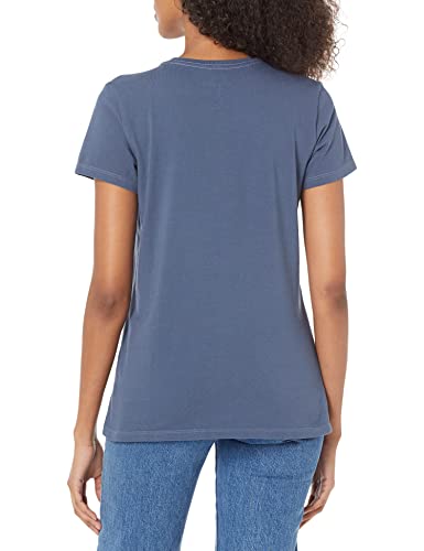 Life is Good Women's Crusher Tee Shirt, Short Sleeve Cotton Graphic T-Shirts, I'll Be Watching You Dog - color: Darkest Blue, size: X-Small