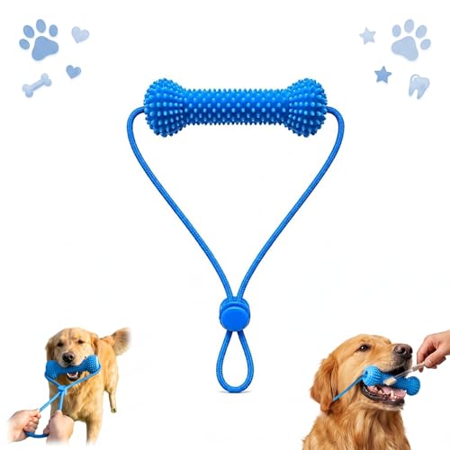 Dual-Action Dog Dental Chew Toy, Adjustable Canine Mouth Opener for Teeth Brushing, Durable Bite-Resistant Pet Oral Care Tool and Teeth Cleaning Aid for Medium Large Dogs (1Pcs) - color: 1Pcs