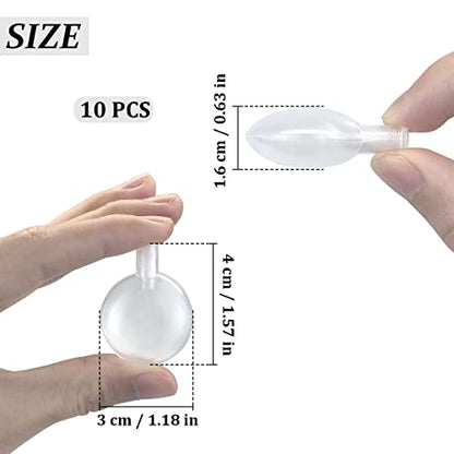WishLotus Replacement Squeakers for Dog Toys, 30mm Toy Noise Maker Plush Toy Repair Reed Insert Airbag Replacement for Dog Cat Toy Repair Round(30mm 10pcs) - size: 30mm 10pcs