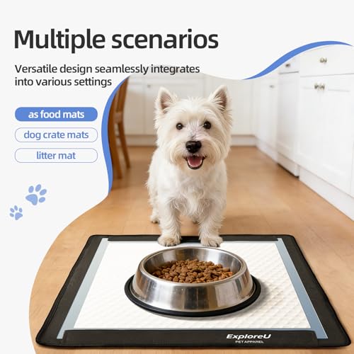 Pee Pad Holder,Folded Non-Slip for Potty Tray with Magnetic Lock,M:24"x22" | Magnetic closure,water-absorbent,easy to clean,easy to carry and fold - size: M: 24" x 22"