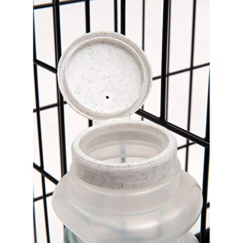 Lixit Top Fill Water Bottles for Dogs and Small Animals (16oz Small Dog), white (0697) - color: White, size: 16oz