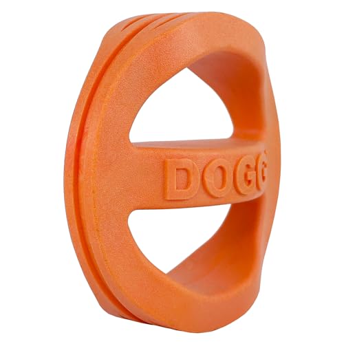 Van Ness Pets Doggi Catch and Carry Flying Disc Floating Dog Toy, Large, Orange - size: Large