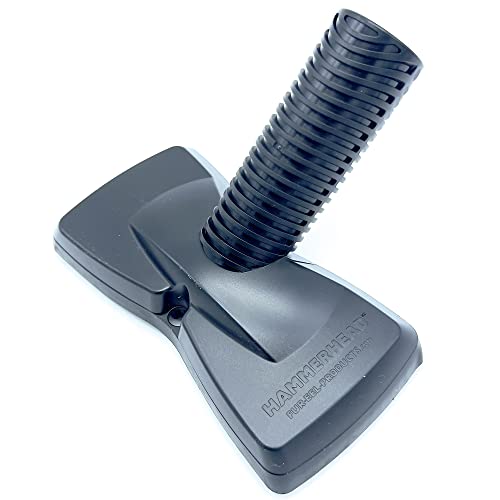 Buff Brite Fur-EEL Hammerhead Pet Hair Remover | Vacuum Attachment for Cars, Stairs & Couches | Removes Sand, Lint & Pet Hair | Compatible with Most Brands - style: Hammerhead Attachment