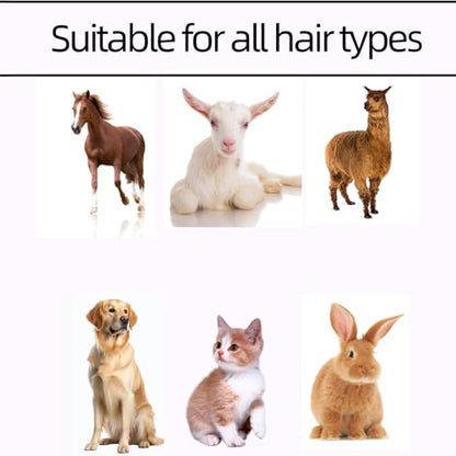 Detachable Replacement Blades for Horse Grooming Clippers, Pet Hair Shaver with Widen Ceramic Blades for Dogs, Cats, Sheep, Other Animals - color: Blade Replacement