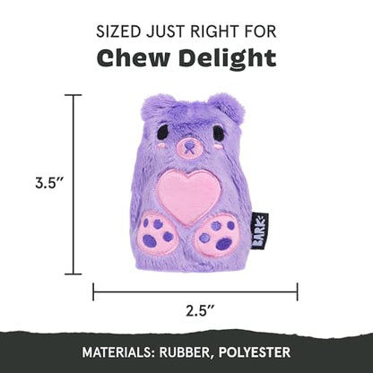 Barkbox Bear Hugger Dog Toy for Aggressive Chewers | 2-in-1 Plush & Rubber Treat-Dispensing Toy for Small Dogs | Puppy Teething Toys & Dog Toys to Keep Them Busy - color: Bear Hugger