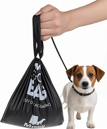 1000 Count Extra Thick Dog Poop Bags with Handles, Heavy Duty Leak-Proof Waste Bags for Dog and Cat Litter, Ocean Wind Scented - style: 1000 Counts-Scented