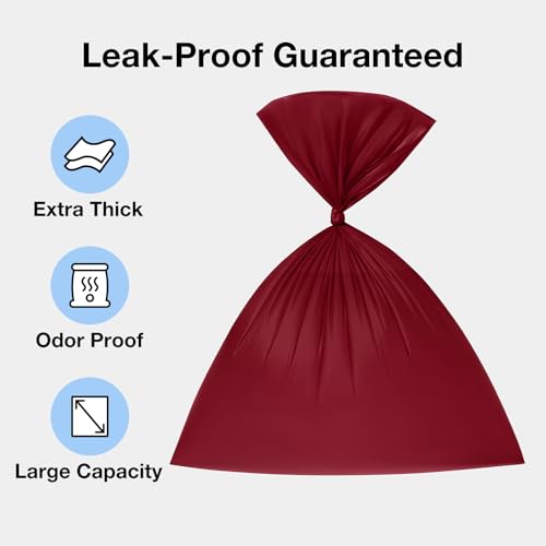VETRESKA Dog Poop Bag with Dispenser, Leak Proof and Extra Thick Pet Waste Bags for Dog Walking and Cat Litter, Rose & Amberwood Scented, 105 Count - size: 1 Count (Pack of 105), style: Mist and Merlot
