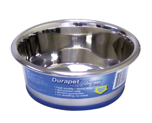 OurPets DuraPet Stainless Steel Dog Bowls; Food & Water Bowls (Up To 1.25 cups Great for Small Breeds) - size: 1.25 Cups