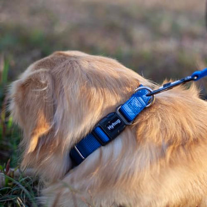 Hyhug Small Dog Collar Quick-Release Blue| Heavy-Duty Nylon Puppy Collar, Adjustable & Durable Pet Supplies for Boy & Girl Dogs (Small, Classic Blue) - color: Classic Blue, size: Small