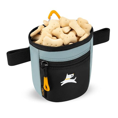 OllyDog, Goodie Treat Bag, Dog Treat Training Pouch | Magnetic Closure | 3 Ways to Wear | Hands-Free Waist Belt | Water-Resistant Recycled Vegan Fabric (St. Lucia) - color: St. Lucia