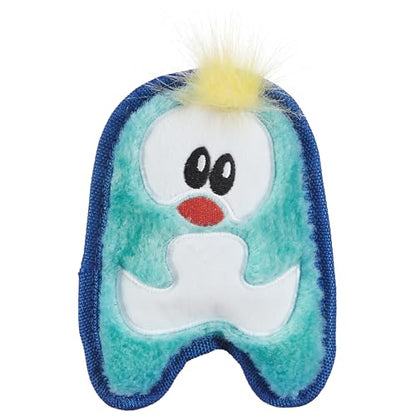 Outward Hound Durablez Minis – Squeaky Plush Dog Toy, No Stuffing for Less Mess, Interactive & Tough, Jumbo Squeaker, Puppies & Small Dogs, Penguin, 6.3" - color: Blue Penguin, size: X-Small (Pack of 1)
