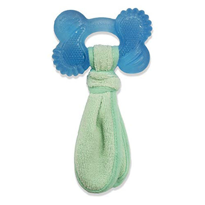 Nylabone Freezer Bone Puppy Chew Toy, Soothing Teething Toys for Puppies, Rubber & Terry Cloth, Peanut Butter Flavor, Small Dogs - Up to 25 lbs., 1 Count - size: Small