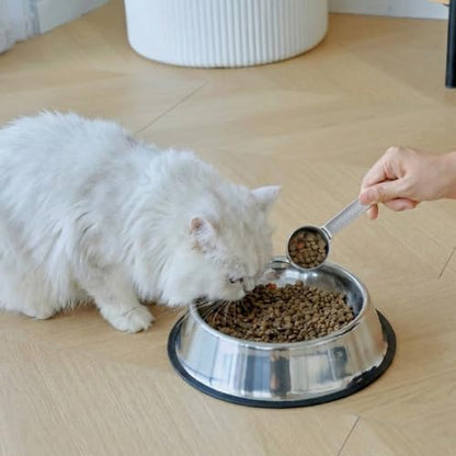 KEAWELL Premium Dog and Cat Food Measuring Cup 18/10 Stainless Steel (1, 1/4 Cup) - size: 1/4 Cup