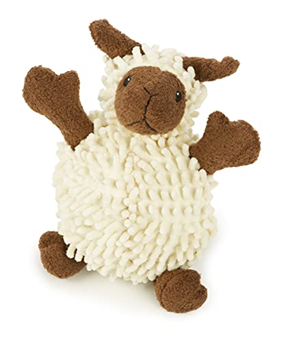 goDog Fuzzy Wuzzy Lamb Squeaky Plush Dog Toy, Chew Guard Technology - Assorted, Small - size: Small, style: Fuzzy Wuzzy Lamb