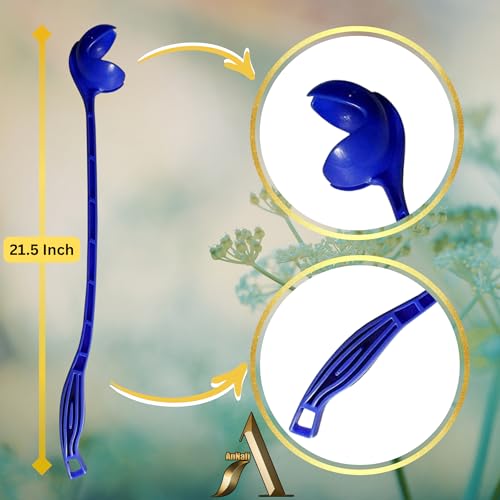 AnNafi® Speed Arm Ball Thrower | Cricket Practice Ball Speed Arm Launcher & Pickup| Ball Dog Thrower | Fetch & Fold Balls Launcher Set | Cricket Practice Equipments (Only Thrower, Blue) - color: Blue, size: Only Thrower