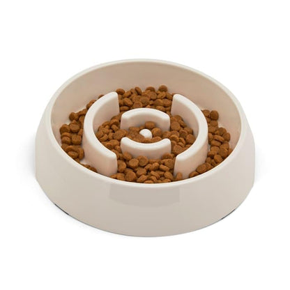 EveryYay by Petco Take it Slow White Slow Feeder Pet Bowl 5.25 Cups - size: Large