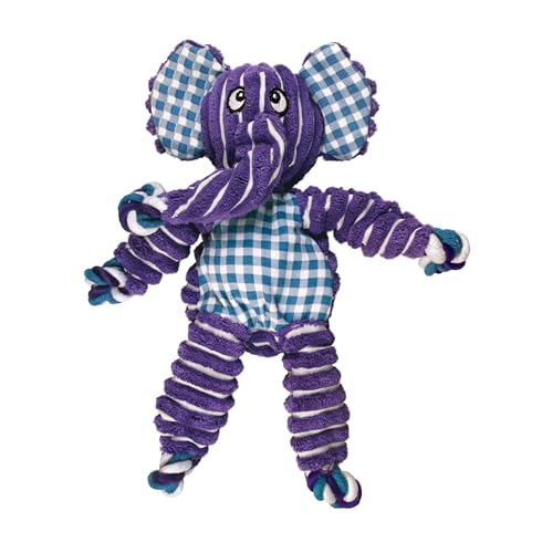 KONG Floppy Knots - Knotted Rope Dog Toy Entices Play - Tug Toy Satisfies Natural Instincts - Dog Supplies with Floppy Design & Minimal Stuffing - Elephant, for Medium/Large Dogs - color: Elephant, size: Medium/Large