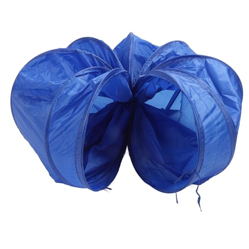 Dog Agility Tunnel for Dogs, Foldable Pet Training Tunnel with Carry Bag, 19.7x118.1in Oxford Fabric for Outdoor Play, Running Skills Exercise