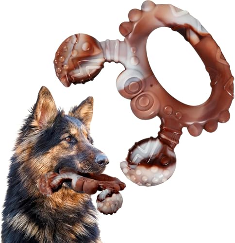 Tough Dog Toys for Aggressive Chewers, Indestructible Dog Toys with Beef Flavor, Durable Dog Toy for Medium and Large Dogs, Crab - color: Crab