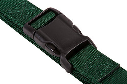 GOGO Pet Products 3/8-Inch Martingale Dog Collar, X-Small, Hunter Green - color: Hunter Green, size: Xsmall (3/8" web width)