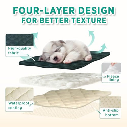 furrybaby Dog Crate Pad for Dog Cages Flat Crate Mat Kennel Pad with Anti-Slip Bottom Machine Washable for Pet Bed Sleeping (S 24x18'', Grey Mat) - size: 24.0"L x 18.0"W x 0.7"Th"