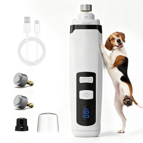 Silent Groom Pro, 2026 New Silent Pet Nail Grinder, Dog Silent Nail Grinder for Dogs Silent Dog Nail Trimmer, Rechargeable USB Charging Electric Pet Nail Grinder Nail File for Pet (#02) - color: #02