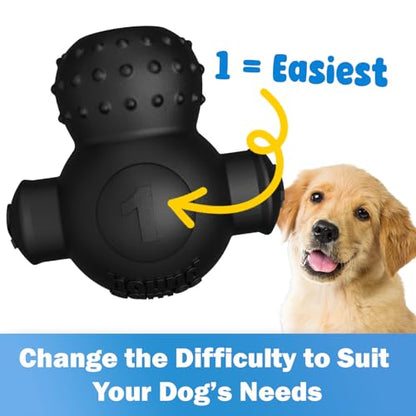 HOUNDGAMES Puppy Puzzle Toys for Puppies, Interactive Treat Dispensing Dog Puzzle, Level 4 Enrichment Toys for Smart Puppies, Small and Medium Dogs, 2 Pack