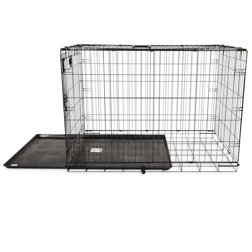 Precision Pet Products One Door Provalue Wire Dog Crate, 42 Inch, For Pets 70-90 lbs, With 5-Point Locking System - size: 48.0"L x 10.4"W x 32.0"H