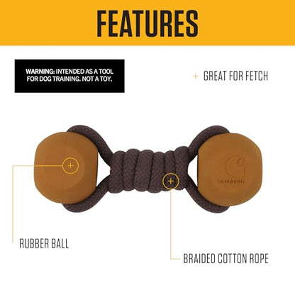 Carhartt Pet Training Tools, Rugged Dog Tool for Tug, Fetch and Play, Rope Bone (Carhartt Brown) - color: Rope Bone (Carhartt Brown)