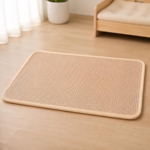 for Canine for Travel, Portable Dog Settle Mat, 70x55cm Brown Textile, Washable Resistant Non-Slip Dog Crate Mat
