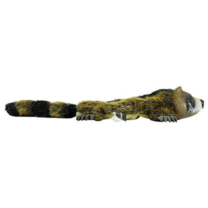 Hyper Pet Real Skinz Raccoon Plush Dog Toy - size: Large, style: Raccoon