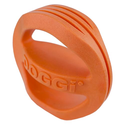 Van Ness Pets Doggi Catch and Carry Flying Disc Floating Dog Toy, Large, Orange - size: Large