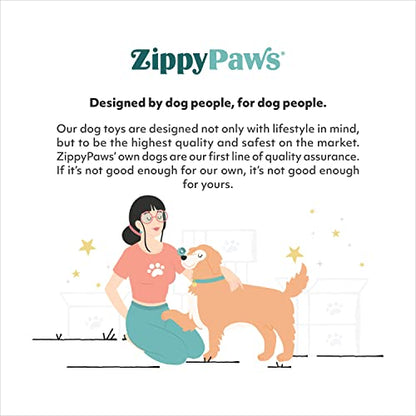 ZippyPaws - Original Donutz - No Stuffing, Squeaky Plush Dog Toy - Americana, Original Size (ZP1022)