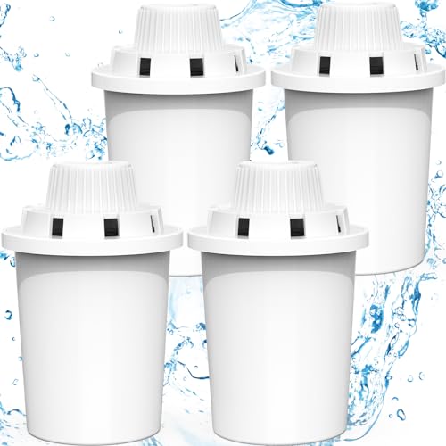 (4 Pack) Pet Water Fountain Filters Replacement, Filter Cartridge for lesotc Dog Water Fountain/Dog Water Bowl Dispenser, High-Efficiency & Safer & Cleaner Water