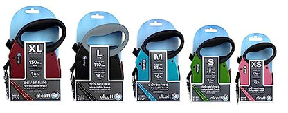 Alcott Adventure Retractable Leash, Medium, Green - color: Green, size: Medium