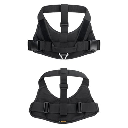 EXCELLENT ELITE SPANKER Tactical Dog Harness Patrol Harness Service Dog Vest Military Dog Vest Working Dog Vest with Handle(Black-L) - color: Black, size: L-(27.5 - 35.5")